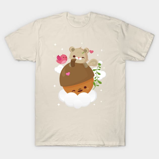 Acorns Are Love T-Shirt by Cappippuni